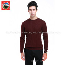 Männer Yak Wolle Pullover Rundhals Kleid / Kaschmir Strickwaren / Cashmere Clothig